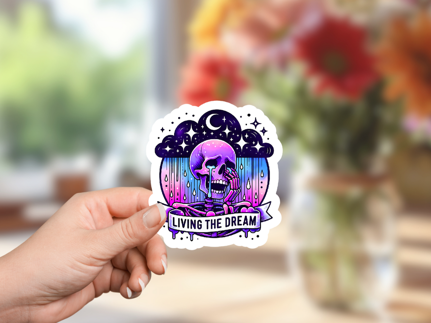 Living The Dream Sticker