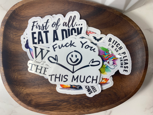 Fuck You This Much Sticker