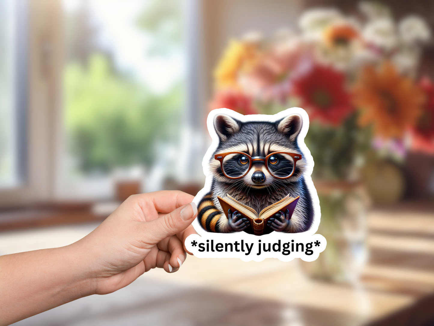 Silently Judging Sticker