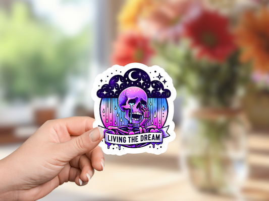 Living The Dream Sticker
